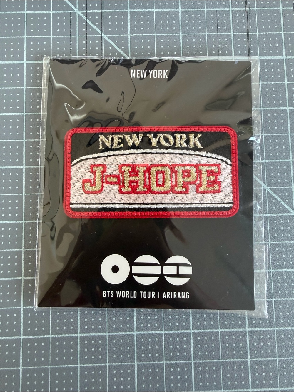 BTS World Tour ARIRANG Embroidery Pin Badge (J-HOPE)